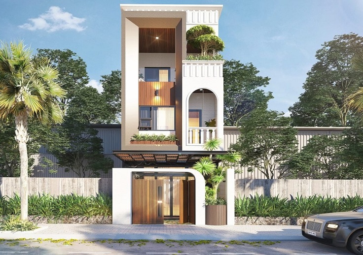 10 mẫu trang trí mặt tiền nhà ống 3 tầng dễ thi công 10 mẫu trang trí mặt tiền nhà ống 3 tầng dễ thi công